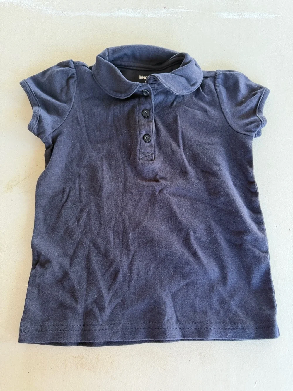Gymboree Girls Uniform Ruffle Polo